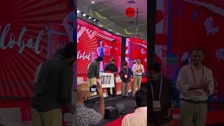 Nivin Pauly in discussion with Ramees Ali on CRAV, at Huddle Global 2025 | Captured by Snapshare