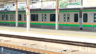 E233系3000番台ヤマU623編成大宮駅発車