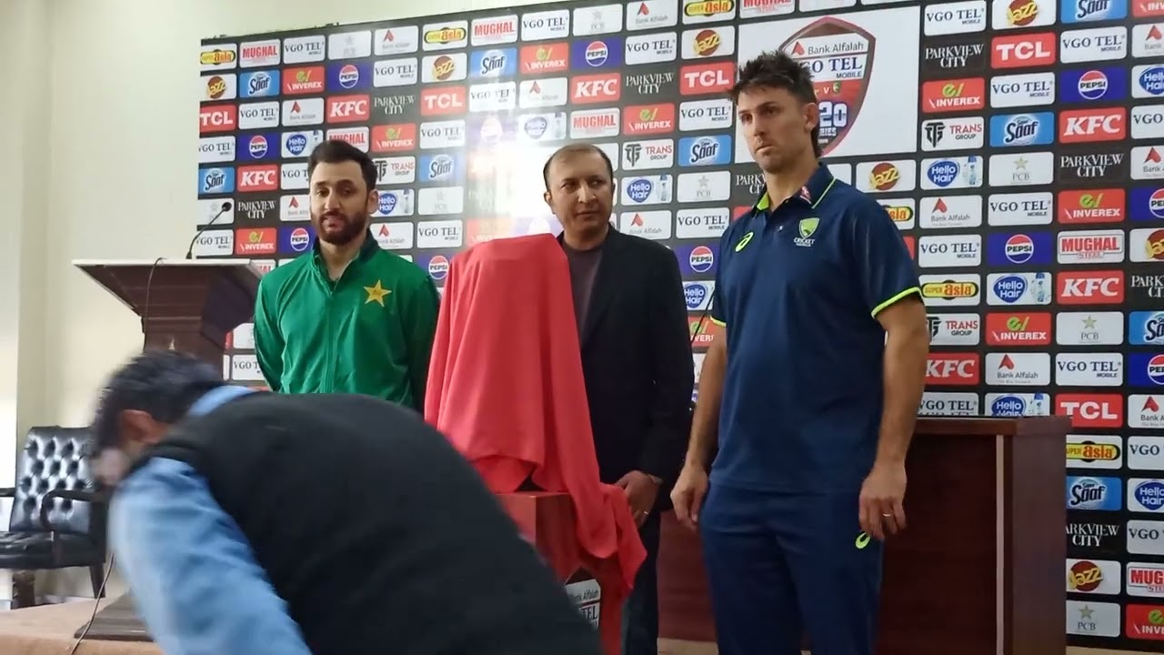 Pakistan And Australia T20 Trophy Unveiled 