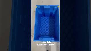 Heavy Duty Strong Stack & Nest Totes Crate