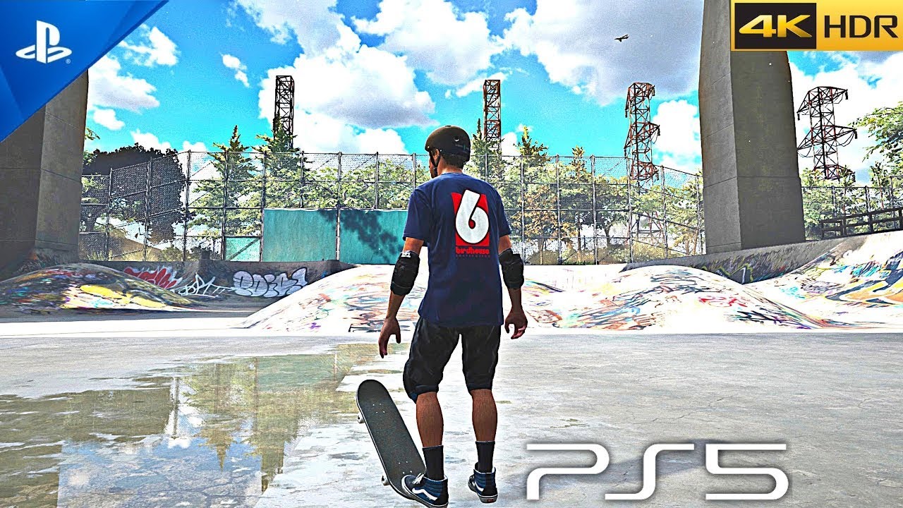 Tony Hawk on PS5 Ultra Realistic Graphics 4K HDR | GameHolic