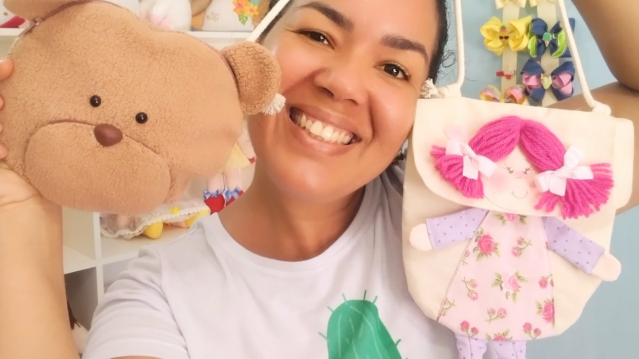 Faça e Venda lindas bolsas infantis. Link do meu site na descrição.