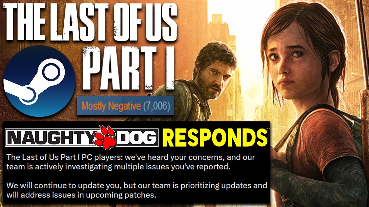 The Last of Us PC Is Naughty Dog's Worst Ever Reviewed Game by Some Margin