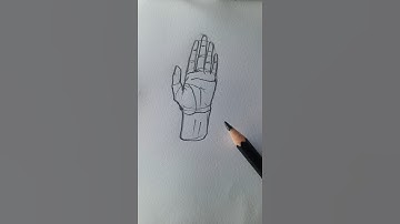 How to Draw Left Hand (Easy Method!) ✋✨ #foryou #art #drawing #shorts #howtodraw #easydrawing