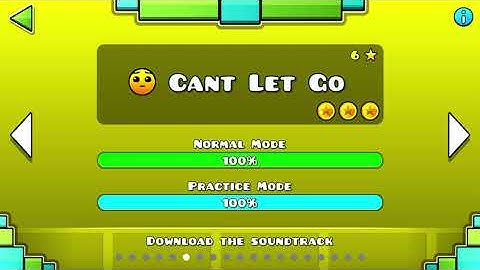 Geometry Dash | Cant Let Go | No Coins