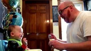 Dad Sings while Feeding Baby 9