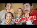 New Zealand Family Try SLOPPY JOES for the first time! (BONUS Vanilla Coke Reaction)