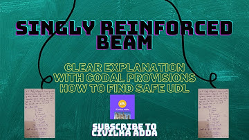 singly reinforced beam | how to find safe load | Beams | #RCC #AEE #AE #SSEJE