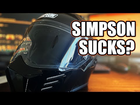 The BEST SIMPSON Darksome / Bandit Modular Helmet Review On