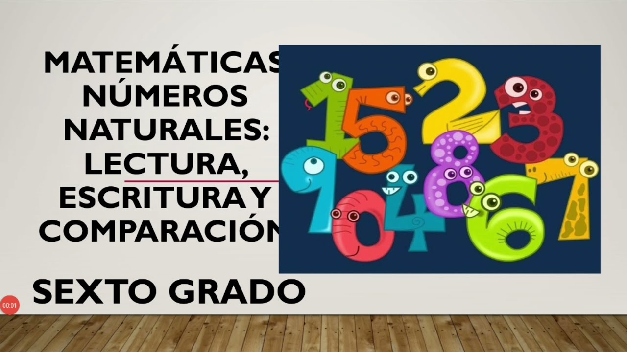 Números naturales: lectura, escritura y comparación|#matemáticas #