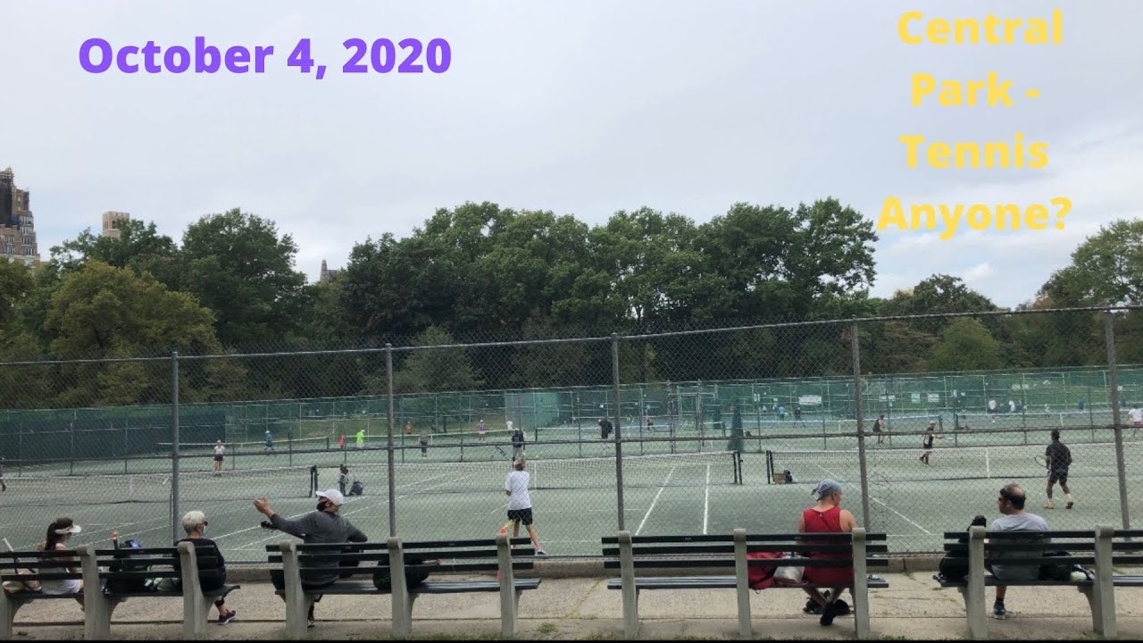 New York City Tennis in Central Park October 4, 2020 YouTube