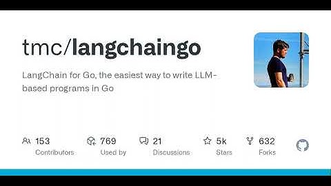GitHub - tmc/langchaingo: LangChain for Go, the easiest way to write LLM-based programs in Go