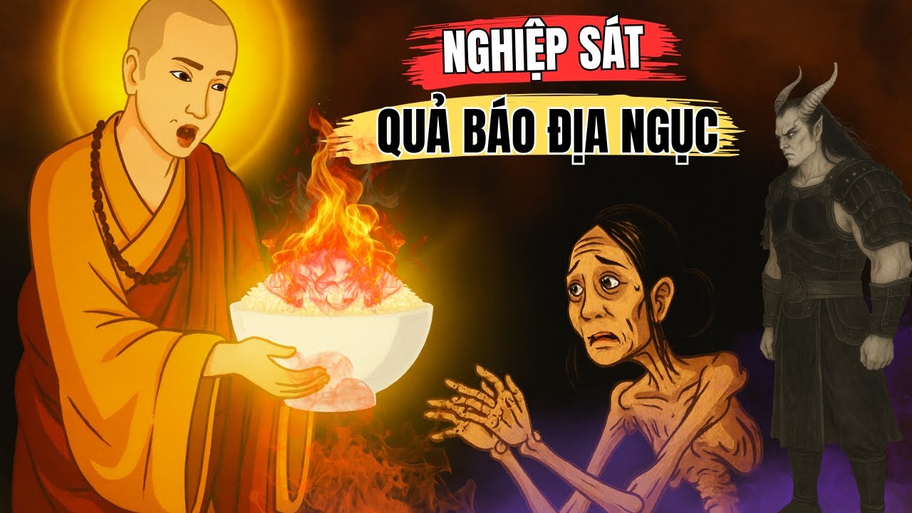Ác quỷ quỳ gào khóc trước Mục Liên Tôn Giả: Mỗi nỗi đau đều là nghiệp mình từng gieo