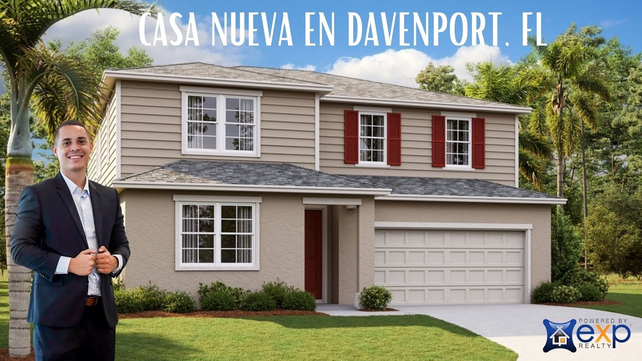 Nueva Casa a la Venta En Davenport, FL !! YouTube