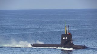 M200905B そうりゅう型潜水艦12番艦 『とうりゅう』 公試由良港入港