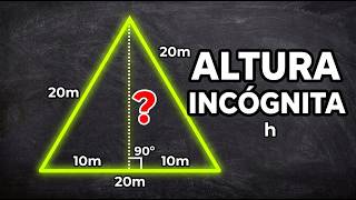 📐Teorema de Pitágoras: Altura de un Triángulo Equilátero