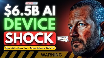 OpenAI’s Next-Gen AI Device LEAKED! $6.5B Deal With Apple’s Jony Ive – ChatGPT vs. iPhone?