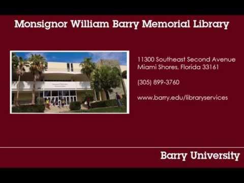 Barry University - Library Services Tutorial: EBSCO Databases