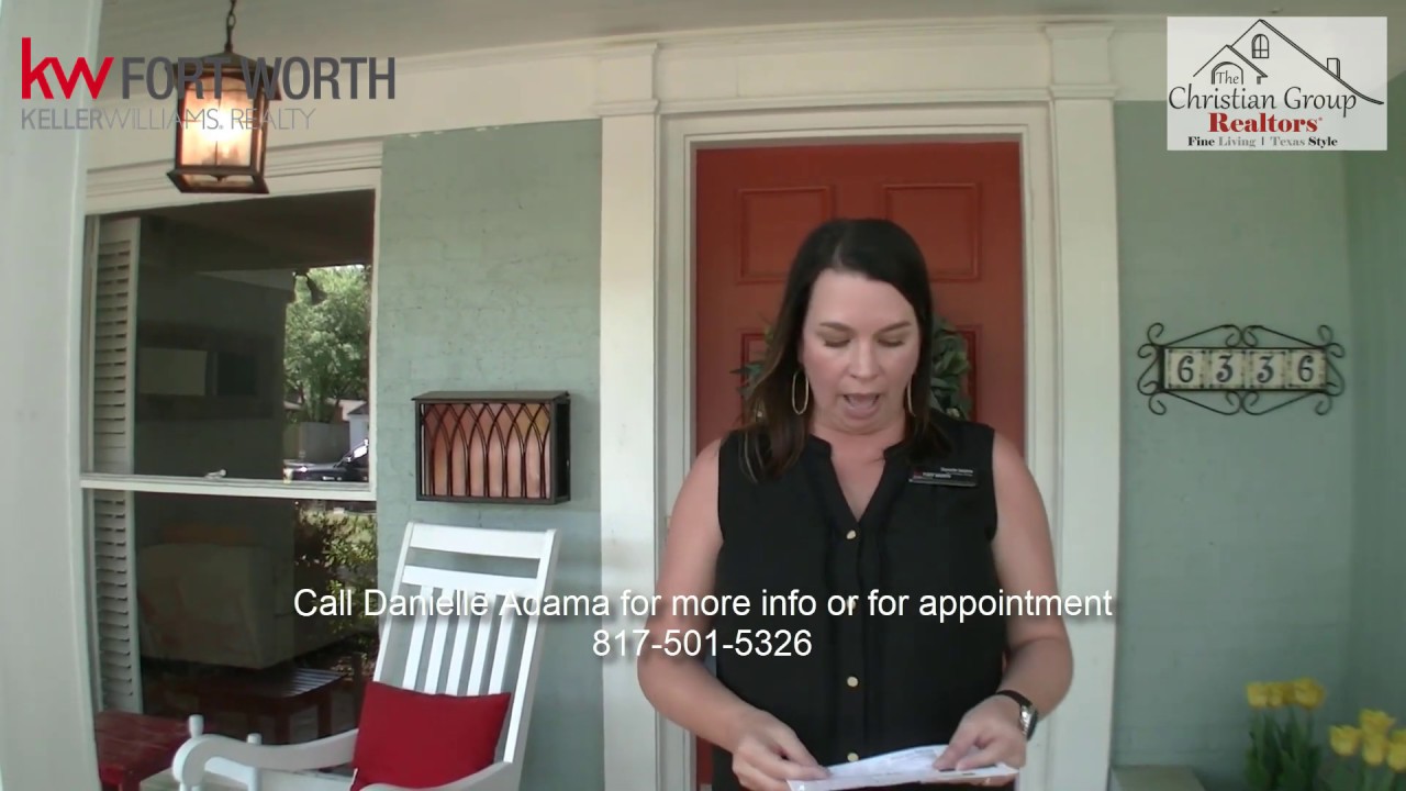 6336 Malvey Ave Fort Worth Open House Tour