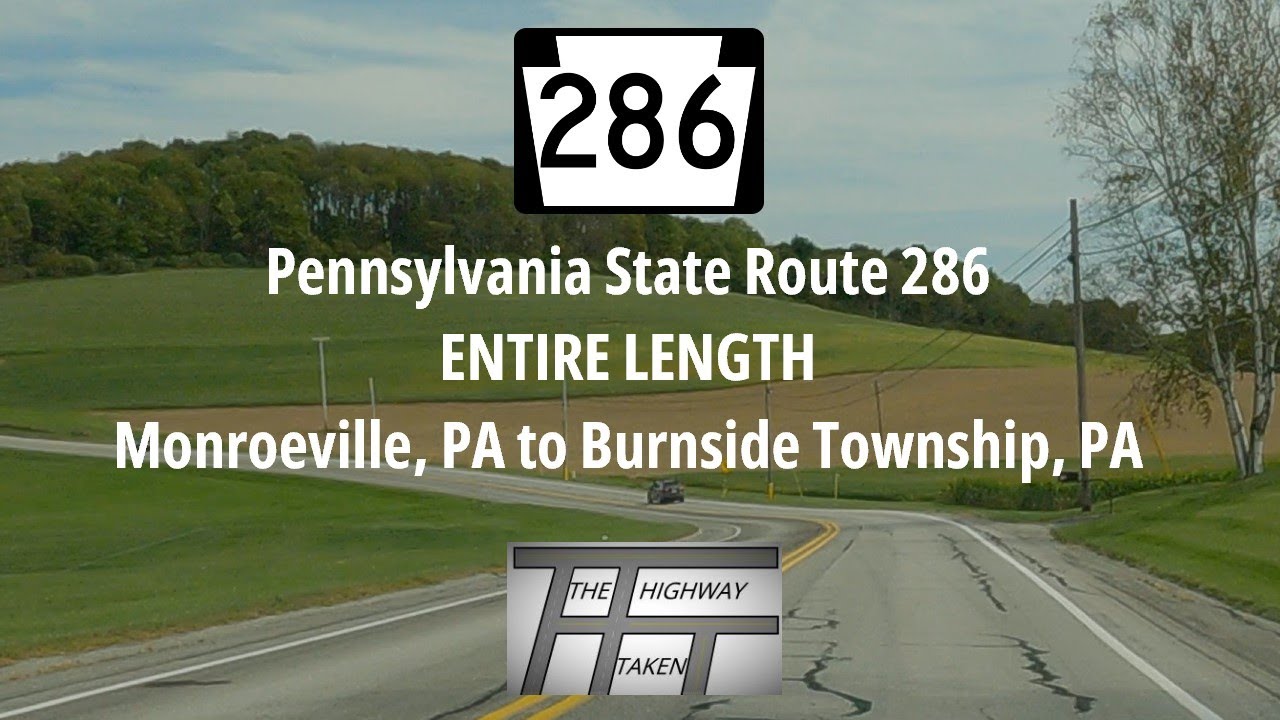 Pennsylvania State Route 286 – Entire Length - YouTube