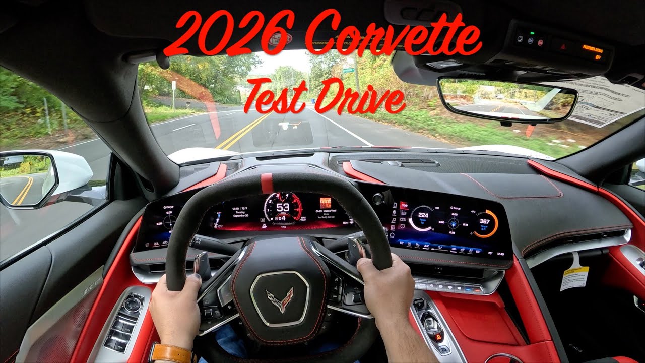 Chevrolet Corvette Stingray (Z51) 2026 года — тест-драйв от первого лица