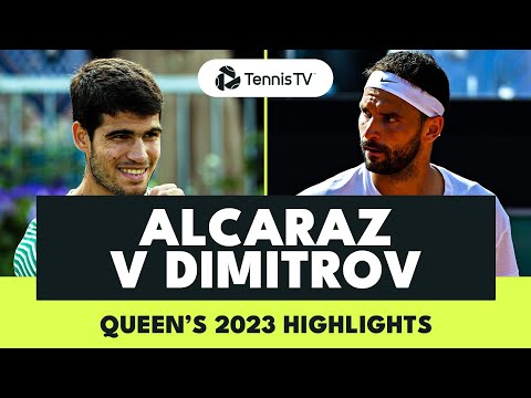 Carlos Alcaraz x Grigor Dimitrov Highlights! | Queen's 2023 Highlights