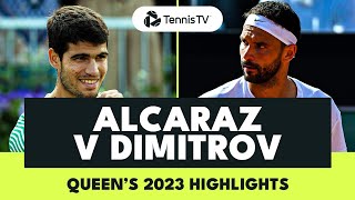 Carlos Alcaraz & Grigor Dimitrov Highlights! | Queen's 2023 Highlights