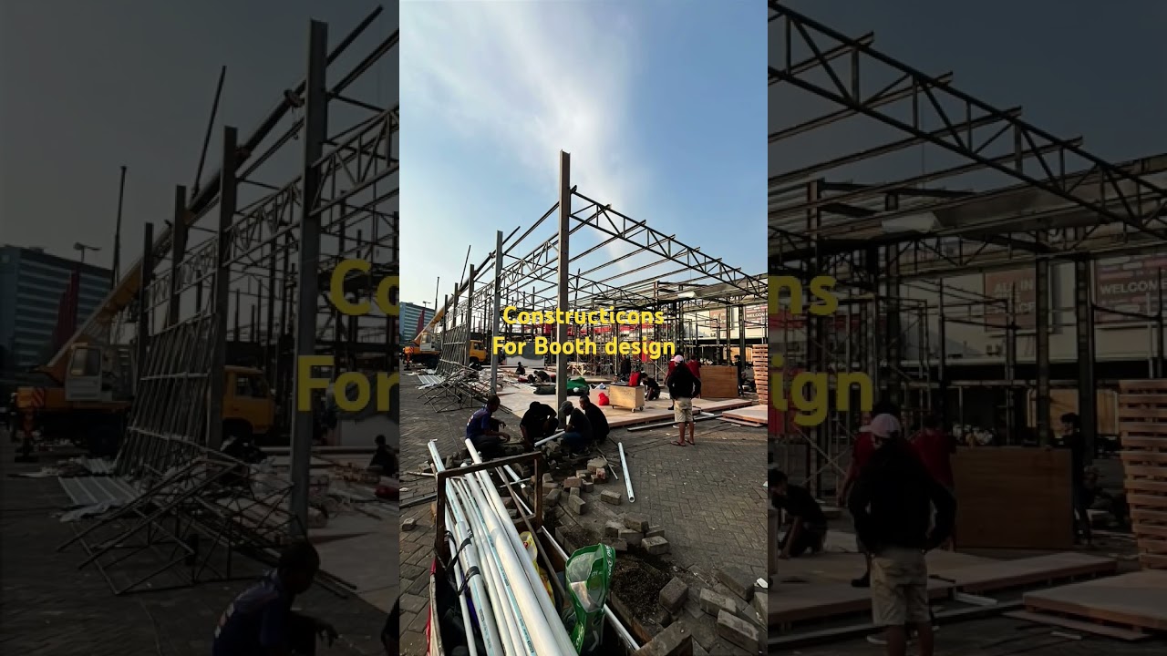 Construction for booth design 