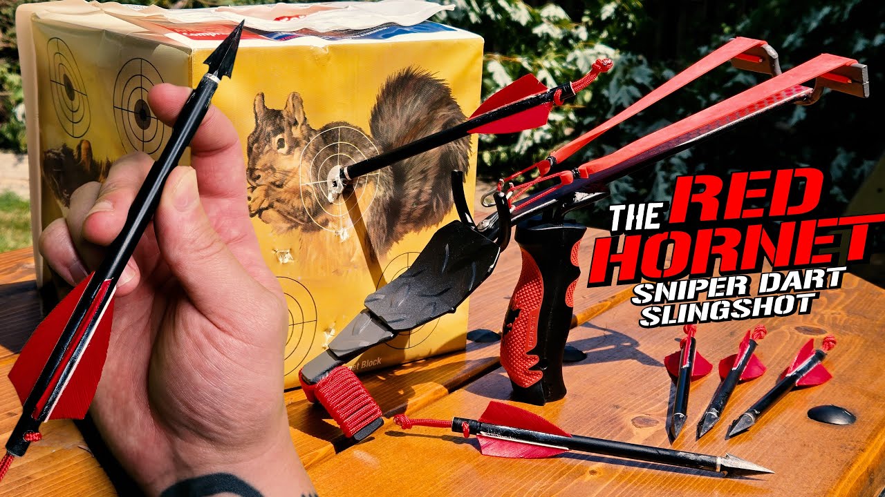How to Make: Sniper Dart Hunting Slingshot 🎯