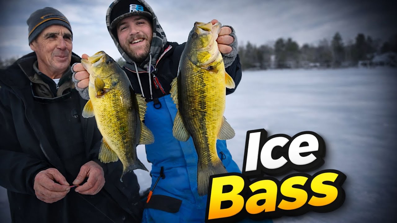 Ice Fishing Largemouth Bass: Finding Fish in Deep Winter Weeds