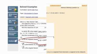 Segment bisector