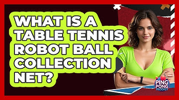 What Is A Table Tennis Robot Ball Collection Net? - Ping Pong Prodigy