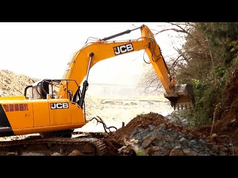 საყრდენი კედლების მოწყობის სამუშაოები