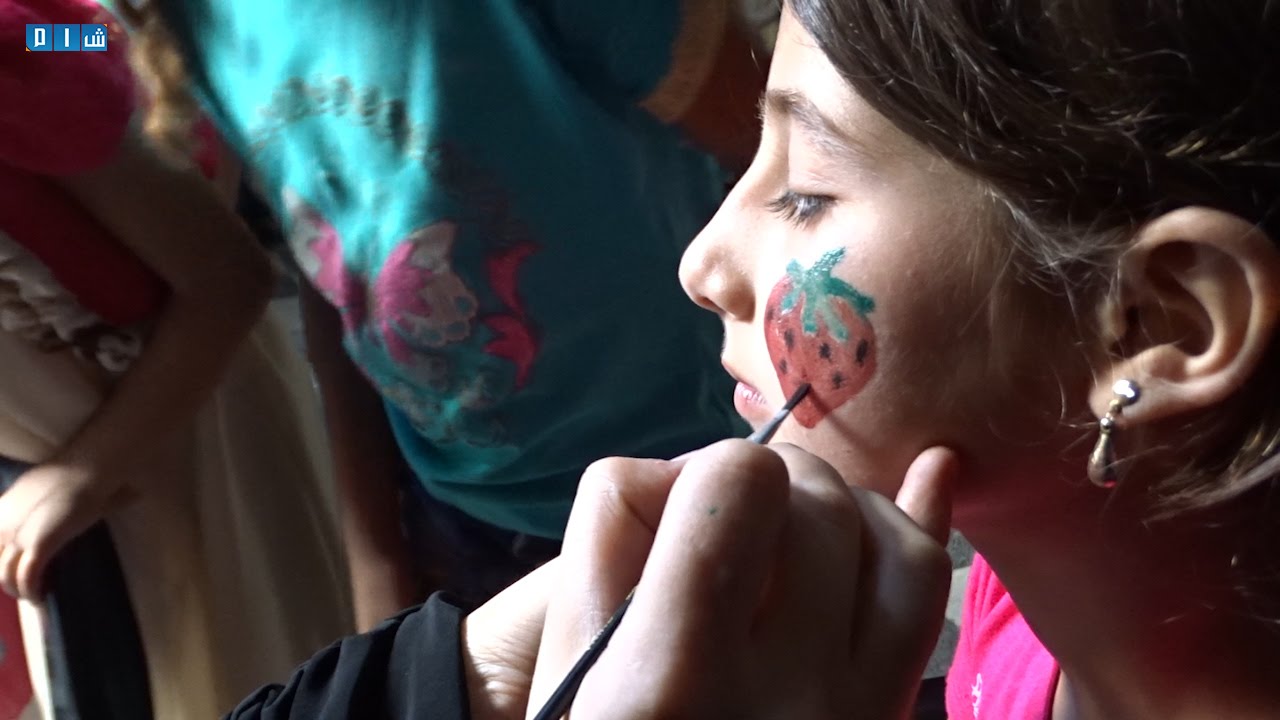 شام إدلب جسر الشغور حفل نظمه ناشطون في قرية الجانودية ٨ ٩ ٢٠١٦