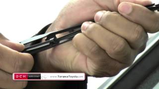 How to replace Wiper Inserts (Toyota)