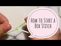 How to Start Box Stitch Boondoggle/ RexLace/ Gimp