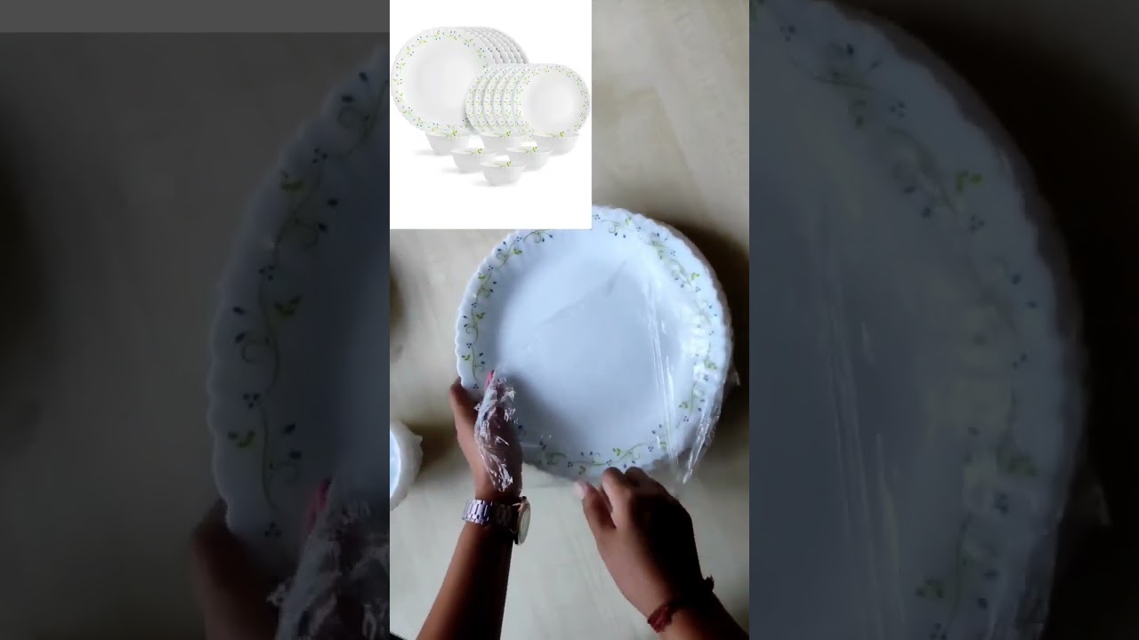 opalware dinner set Unboxing 