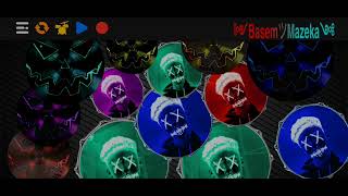 افجر درامز موبايل مهرجان وداع سنه2021𓆩🔥❤️🥁𓆪  #حلقولو #باسم_مزيكاا #real_drum screenshot 3