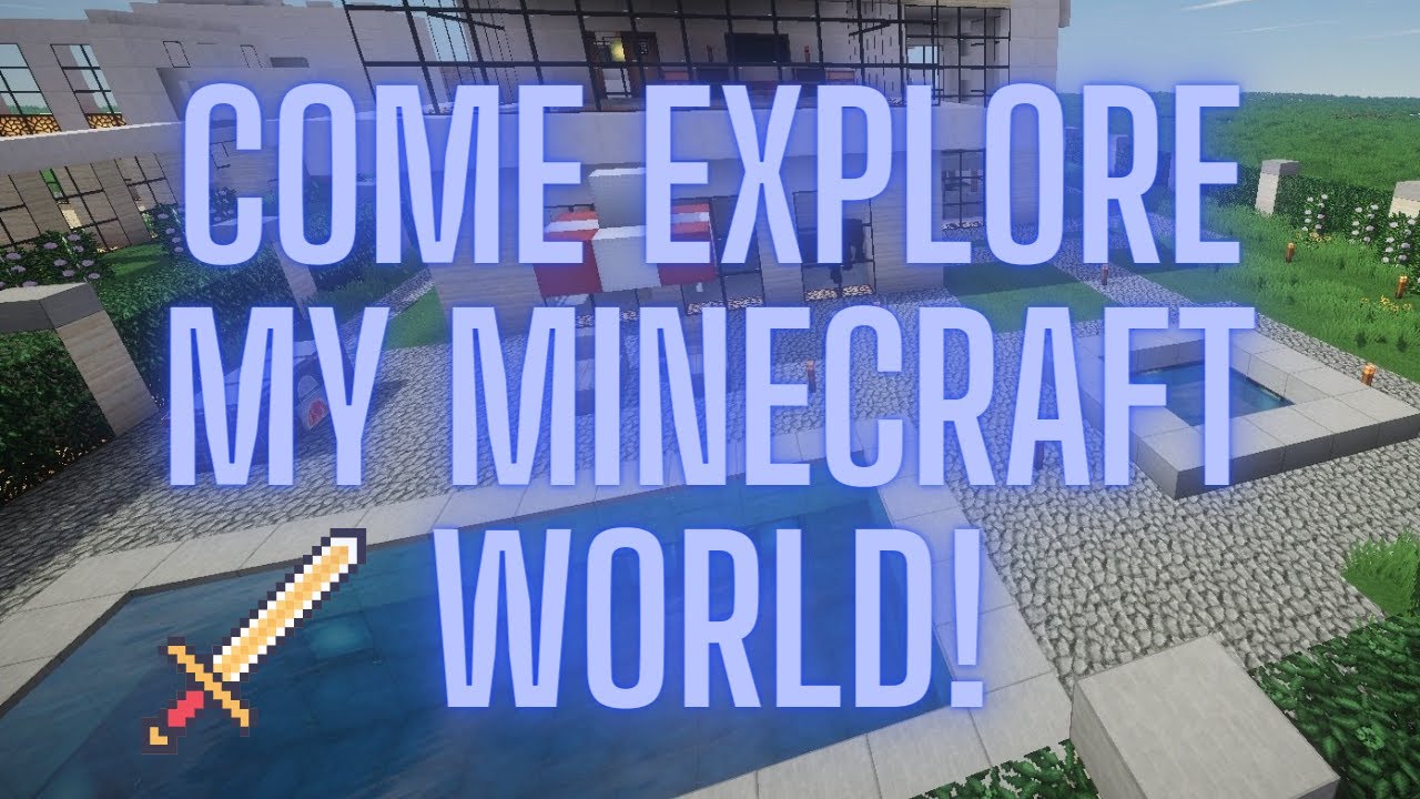 Come Explore My Minecraft World With Me! - YouTube