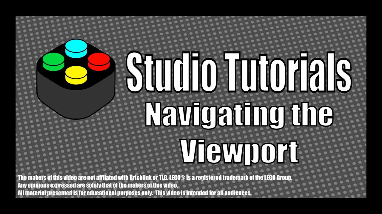 Studio Tutorials - Navigating the Viewport. See your LEGO  design at all angles!