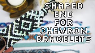 How to make triangle end for normal patterns | Chevron bracelets | VLATKAKNOTS TUTORIALS Wealth