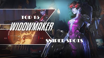 OVERWATCH - Top 15 best Widowmaker Sniper Spots