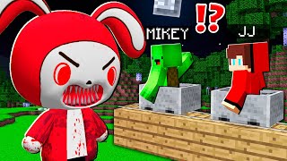 JJ Rabbit TITAN vs JJ and MIKEY ESCAPING Monster - in Minecraft Maizen