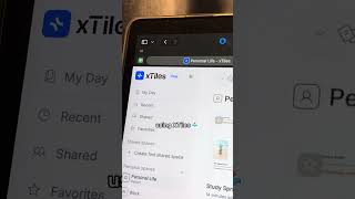 The app is called xTiles #xtiles #digitalplanner #digitalorganization #healthtracker