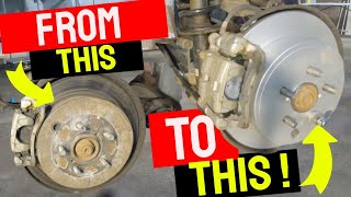 2012 Subaru Rear Brake Service, Rotors and Pads (2012 Forester)