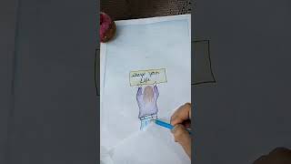 #pencil #colour #painting #Idea #easy #process #aesthetic #painting #handmade #like #share#subscribe