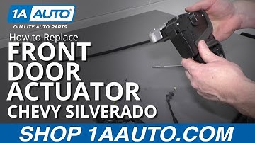 How to Replace Front Door Actuator 14-19 Chevy Silverado