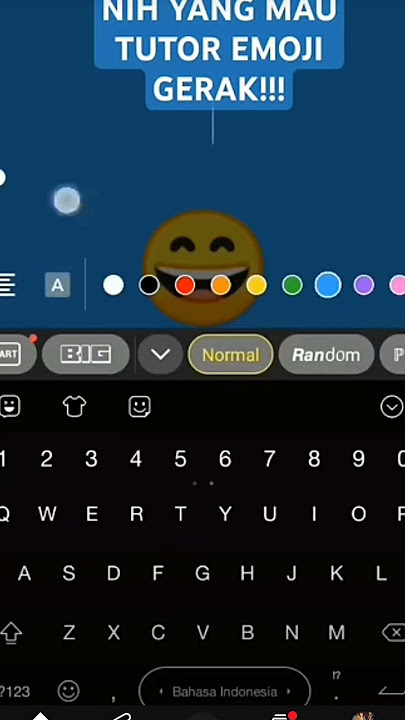 Tutorial membuat emoji bisa gerak #ikutantrend #fyp
