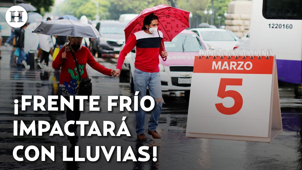 ¿Qué onda con el clima? Frío, calor y lluvias así será el tiempo este 5 de marzo en México