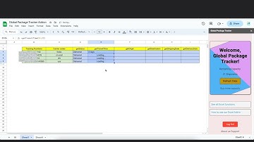 Track your #shipments and #packages in Google Sheets! FedEx,UPS,DHL +1200 carriers